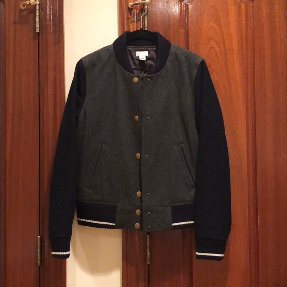 Jcrew varsity jacket